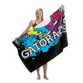 Custom Fiber Reactive Premium Terry Velour Beach Towel (36"x72")